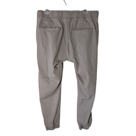 Ring Of Fire Tan Twill Moto Joggers Unisex Size XL Pull-on Trippin Graphic - Picture 2 of 9